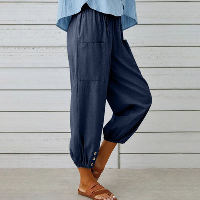 Pantalones de Verano de Pierna Ancha