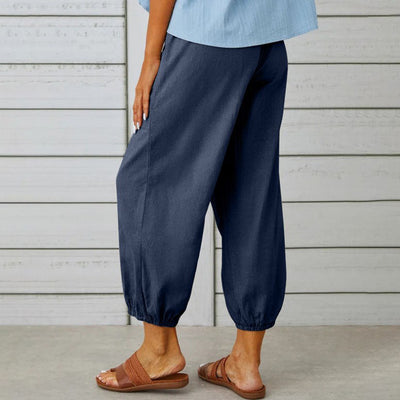 Pantalones de Verano de Pierna Ancha