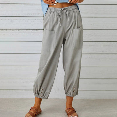 Pantalones de Verano de Pierna Ancha