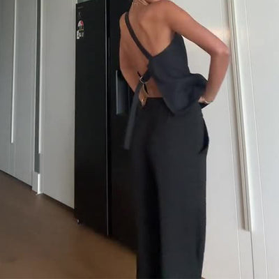 Conjunto hombrera abierta