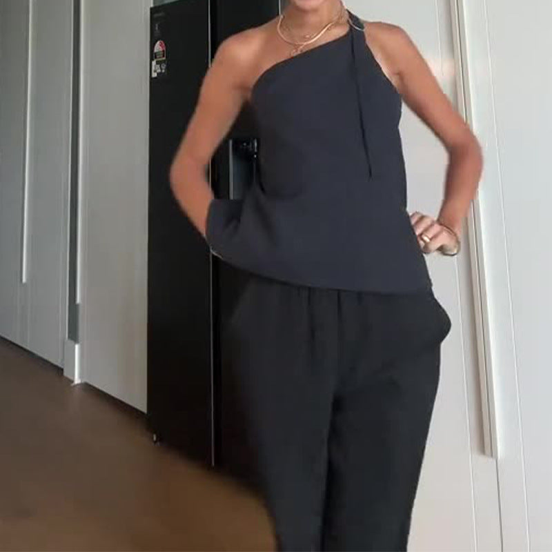 Conjunto hombrera abierta