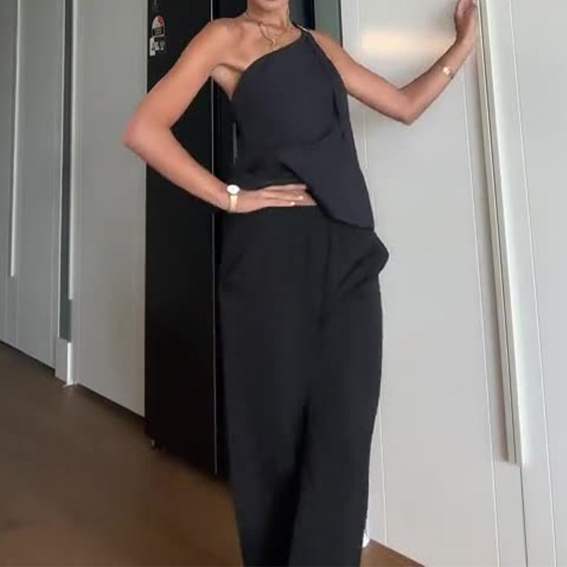 Conjunto hombrera abierta
