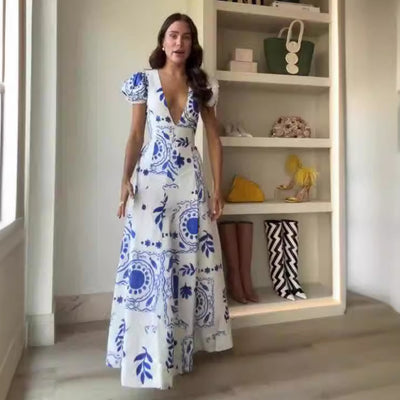 Vestido Azul Santorini