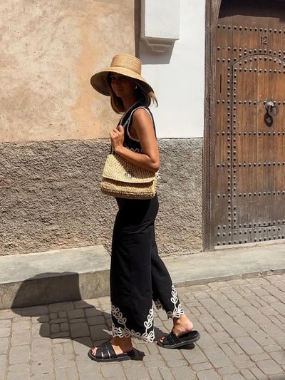 Traje de Chaleco corto con estampado