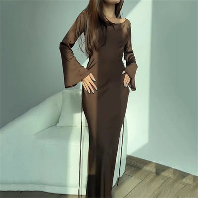 Vestido largo de vendaje