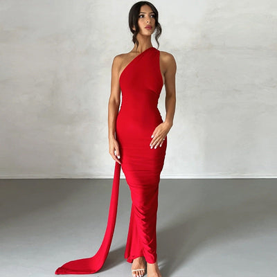 Vestido Halter de Medianoche