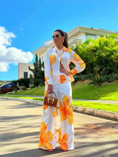 Conjunto Floral Elegante y Versatil