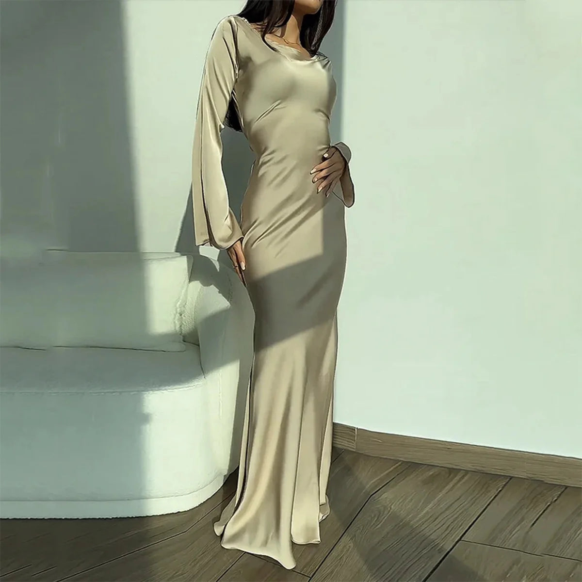 Vestido largo de vendaje
