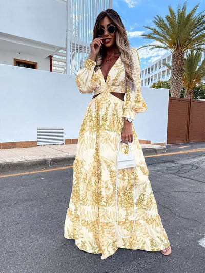 Vestido estampado Mar