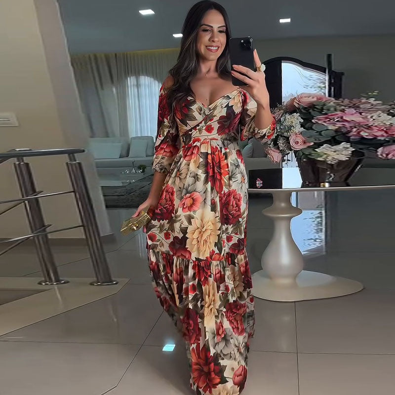 Vestido con Estampado Floral