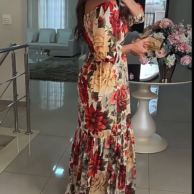 Vestido con Estampado Floral