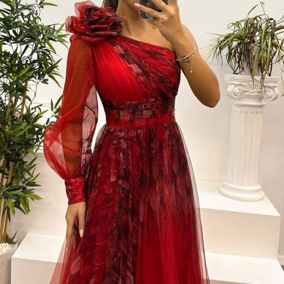 Vestido Carmen de Manga Larga