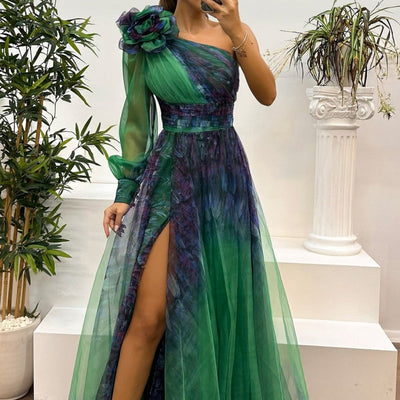 Vestido Carmen de Manga Larga