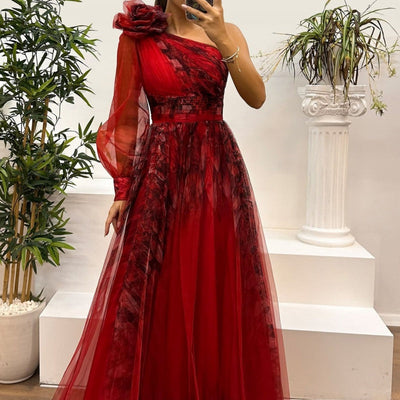 Vestido Carmen de Manga Larga